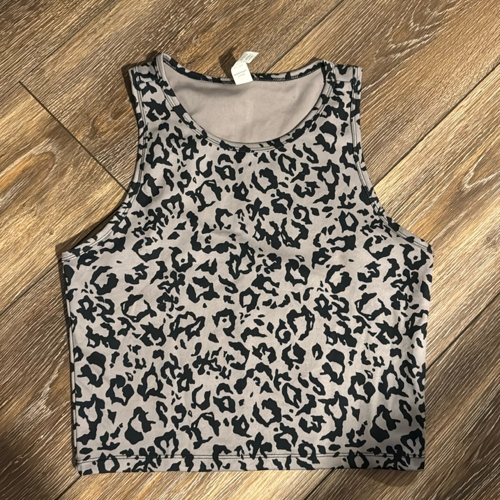 Balance collection leopard print tank